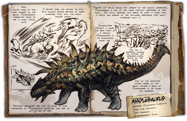 Ankylosaurus アンキロサウルス 攻略図鑑 Ark Survival Evolved